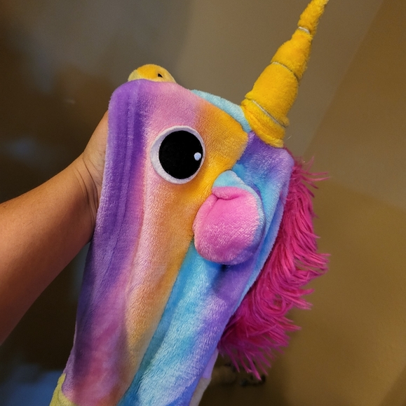 Unicorn fleece bathrobe - Picture 2 of 2